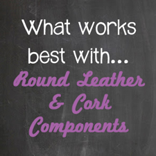 What fits on round leather